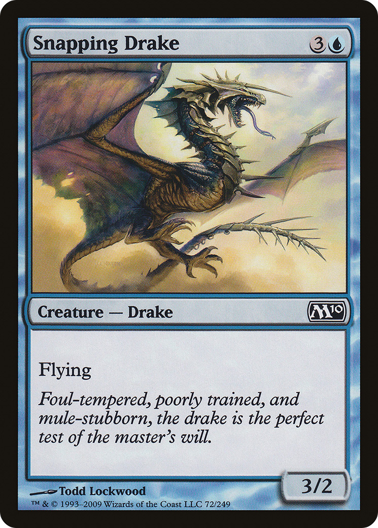 Snapping Drake [Magic 2010] Foil