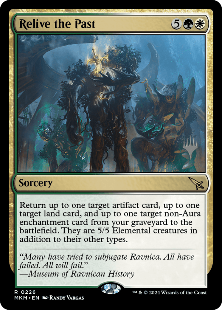 Relive the Past (Promo Pack) [Murders at Karlov Manor Promos] Foil