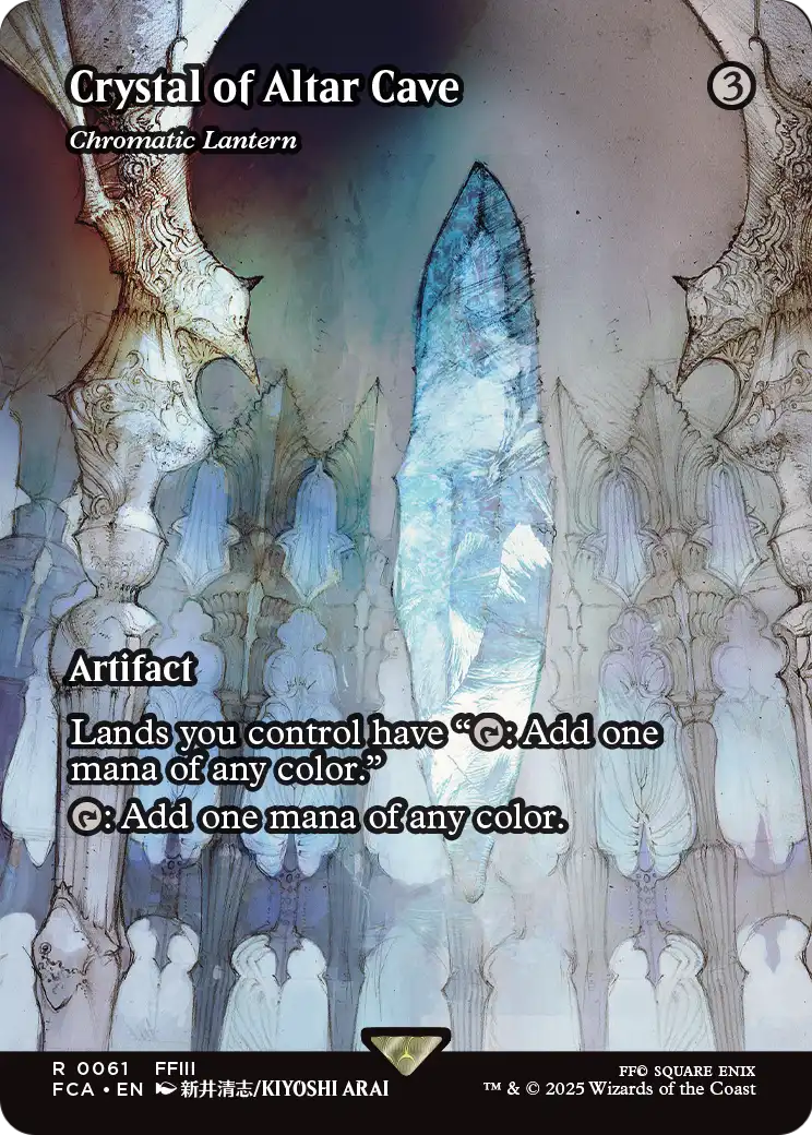 Chromatic Lantern (061) [FINAL FANTASY: Through the Ages]  / Crystal of Altar Cave (Borderless) Foil