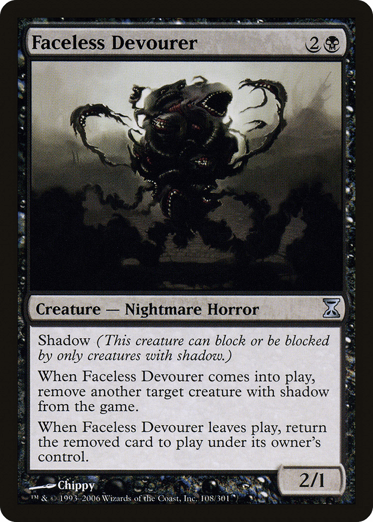 Faceless Devourer [Time Spiral] Foil