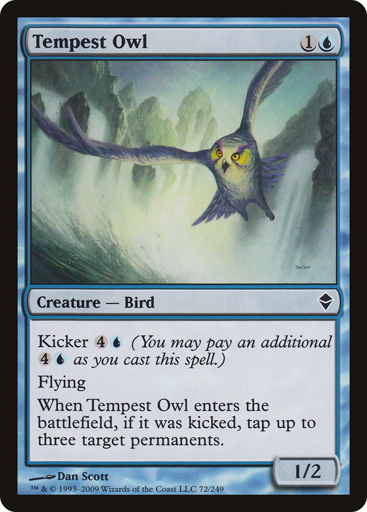 Tempest Owl [Zendikar] Foil