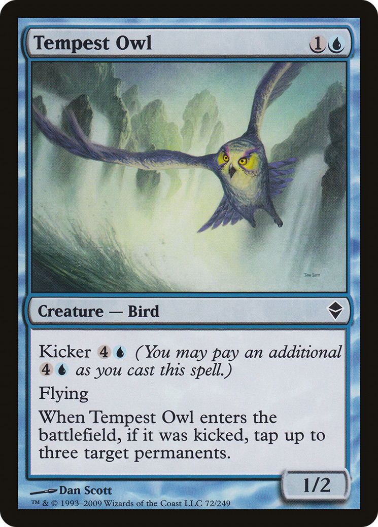 Tempest Owl [Zendikar] Foil