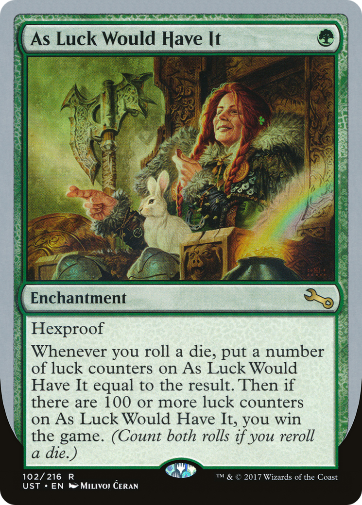 As Luck Would Have It (UST-102) - Unstable Foil