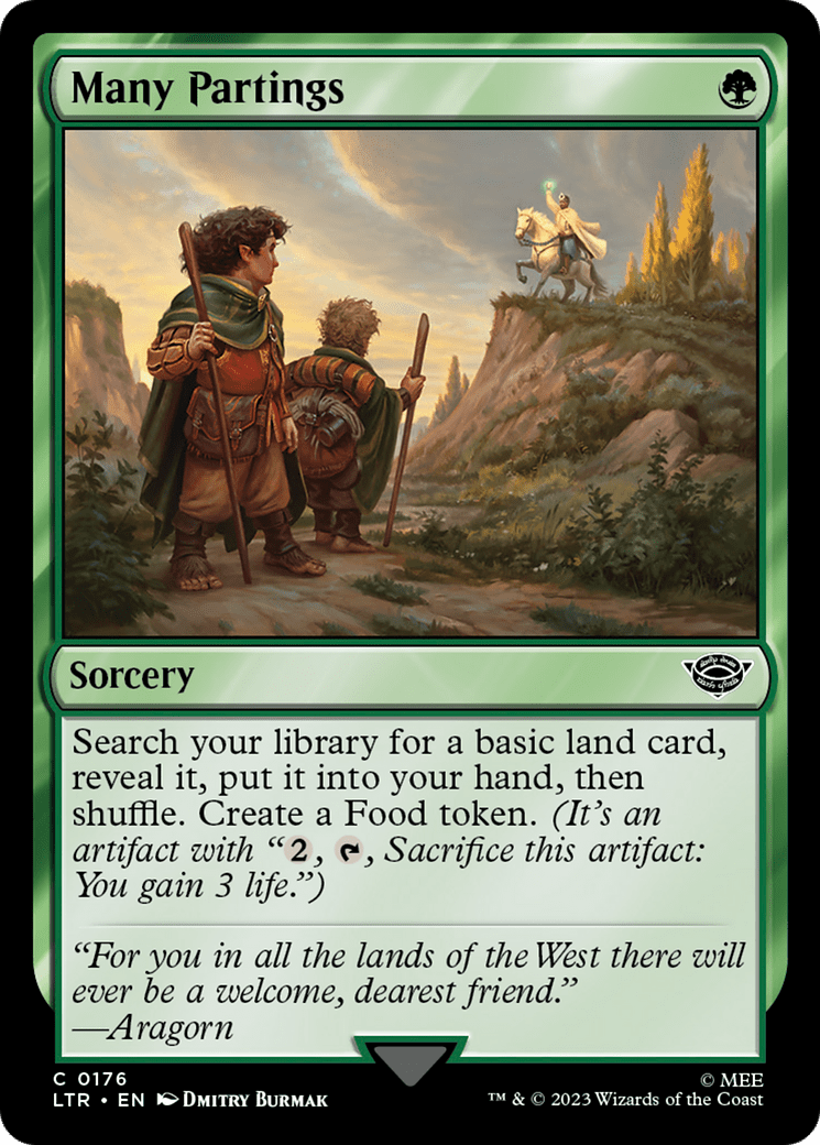 Many Partings [The Lord of the Rings: Tales of Middle-Earth] Foil