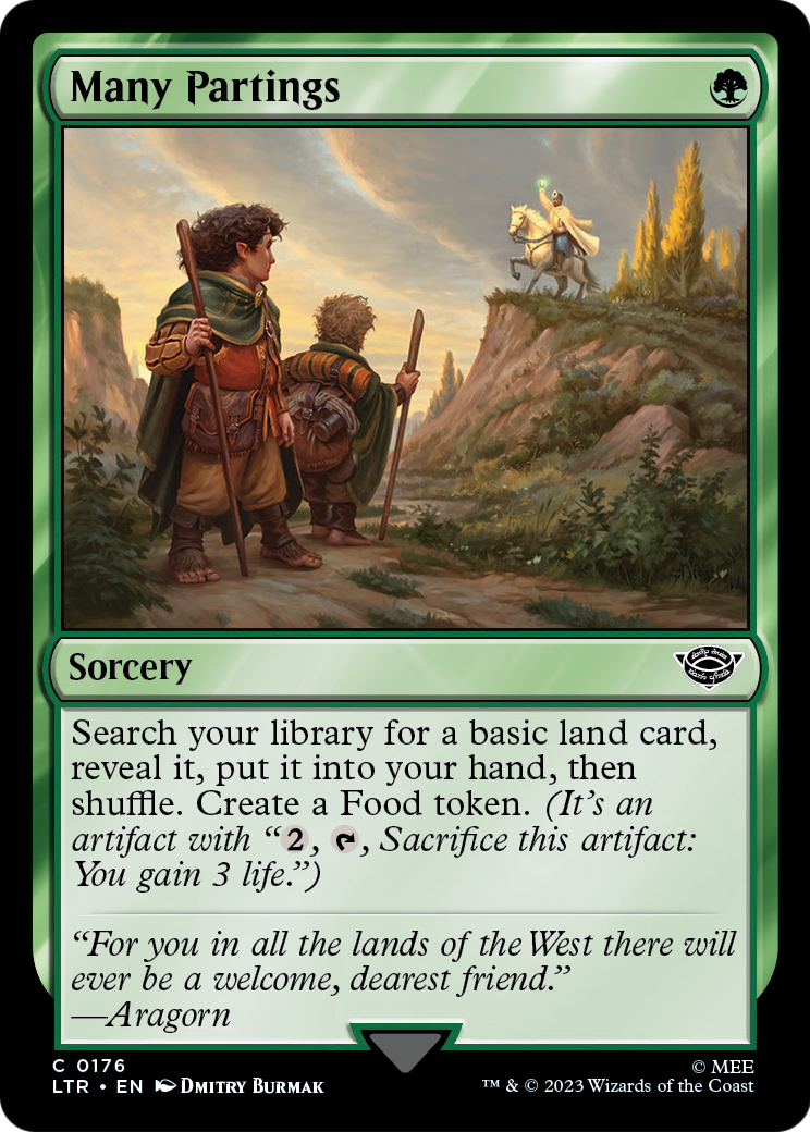 Many Partings [The Lord of the Rings: Tales of Middle-Earth] Foil