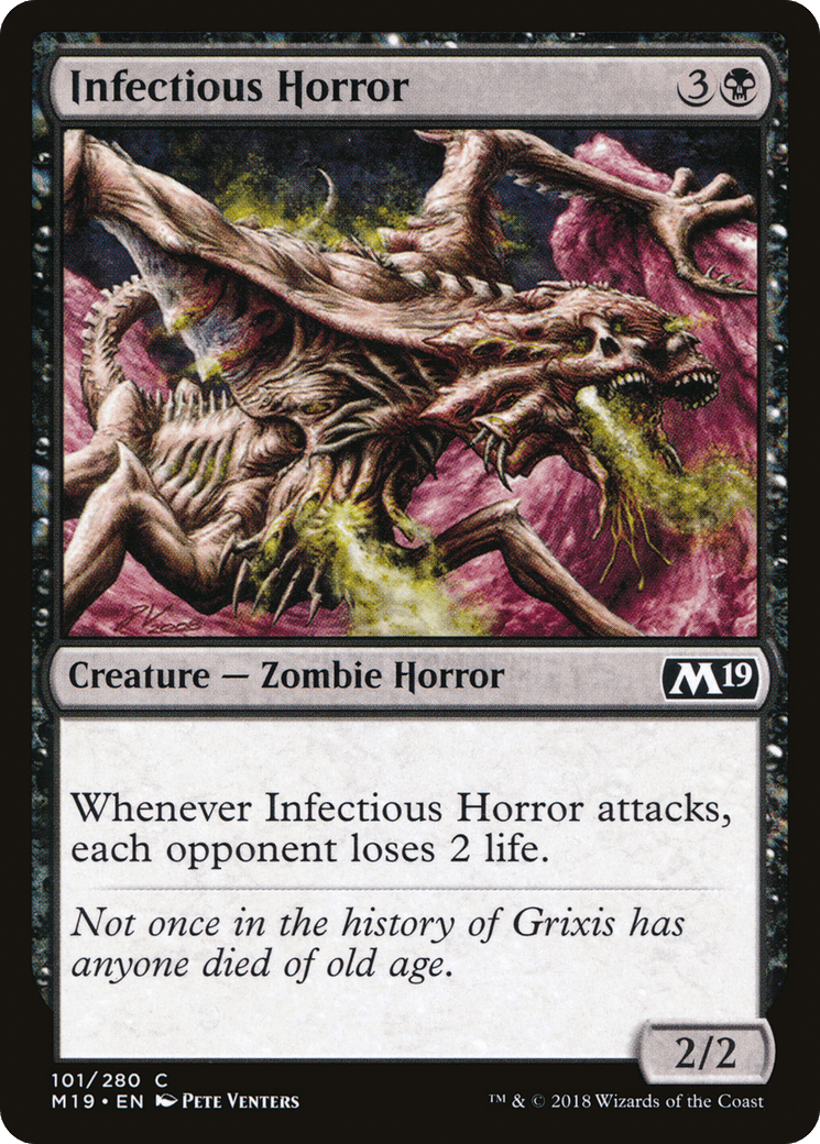 Infectious Horror [Core Set 2019] Foil