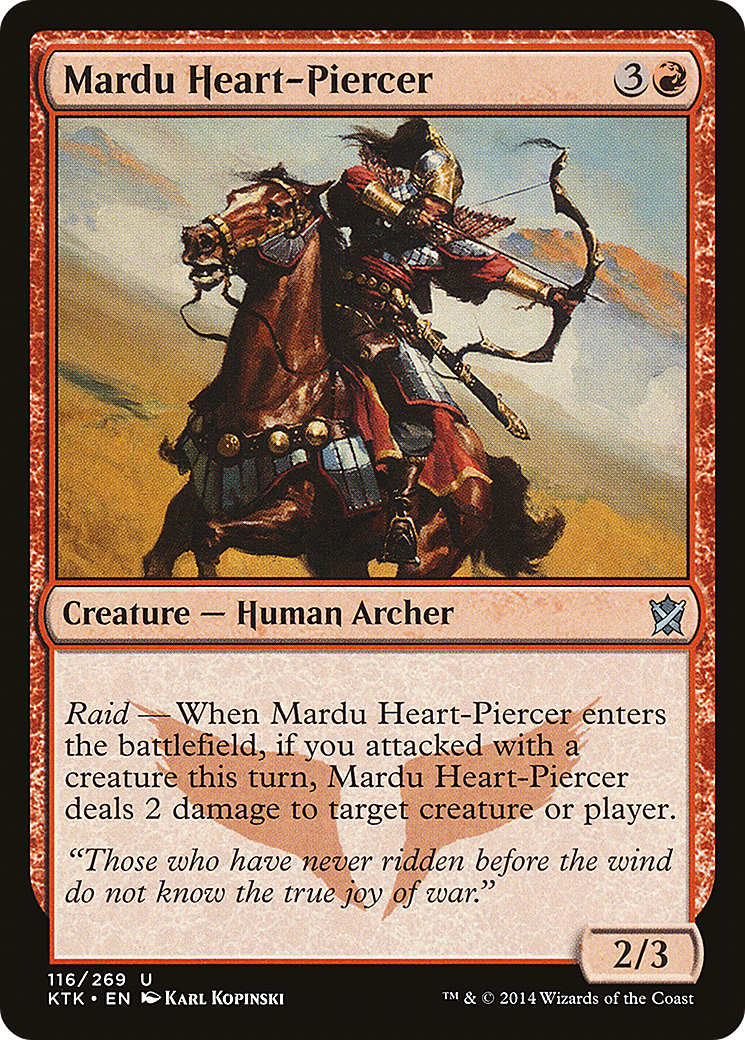 Mardu Heart-Piercer [Khans of Tarkir] Foil