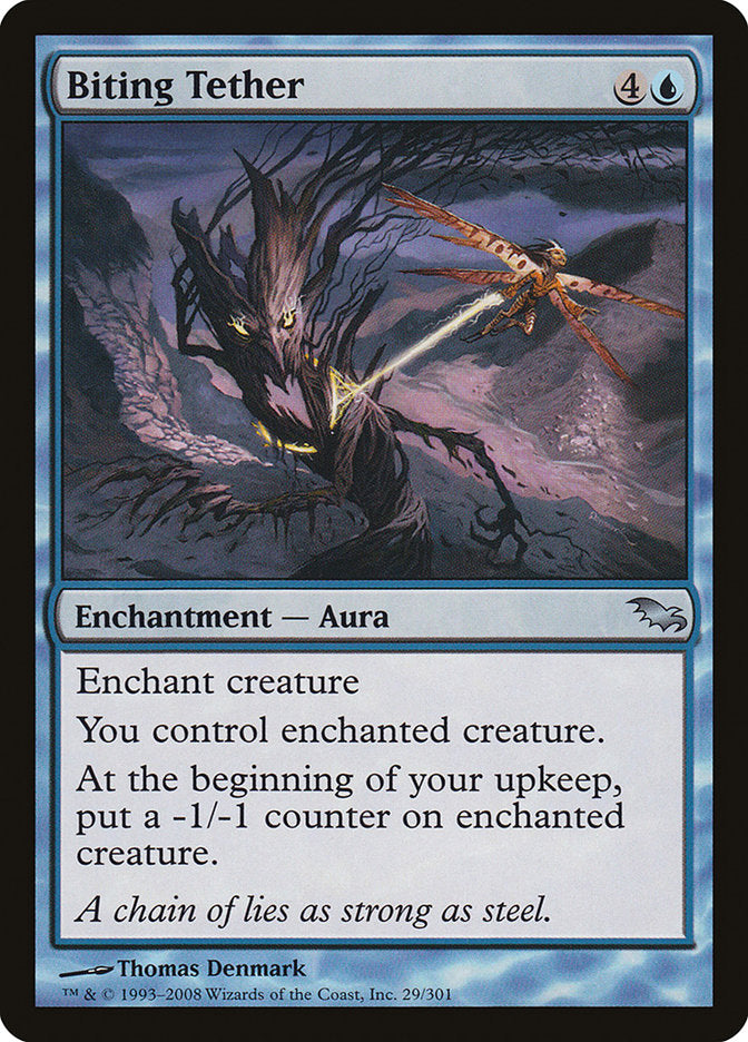 Biting Tether 29/301 (Shadowmoor)  - Foil