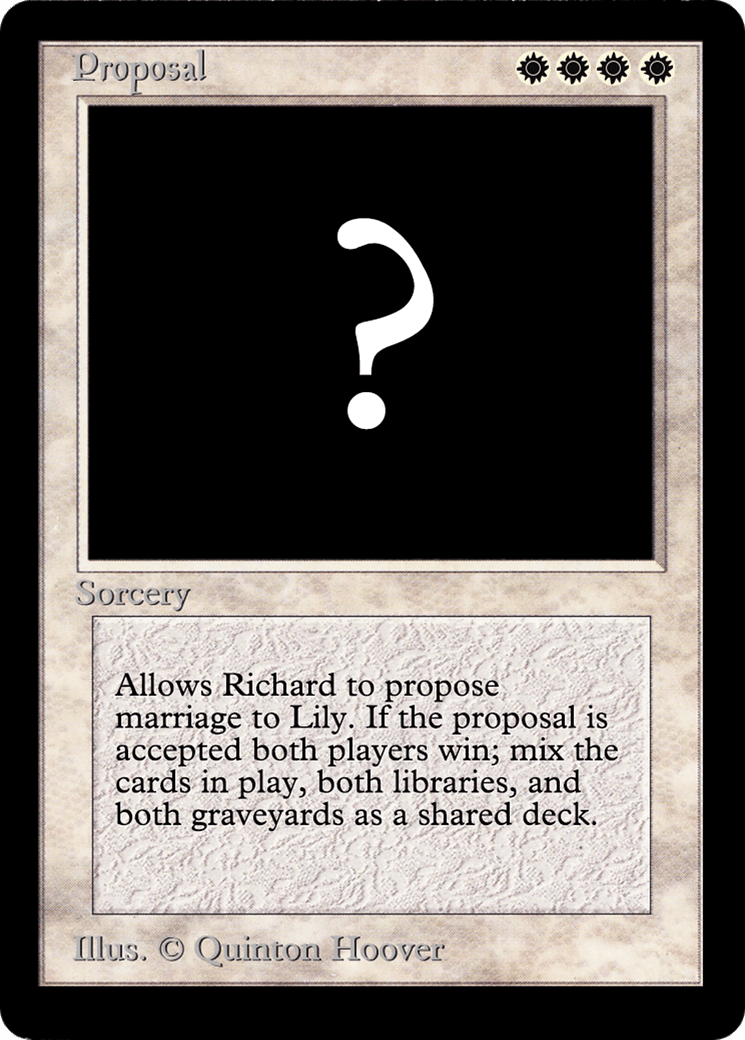 Proposal () [Celebration Cards]  Foil
