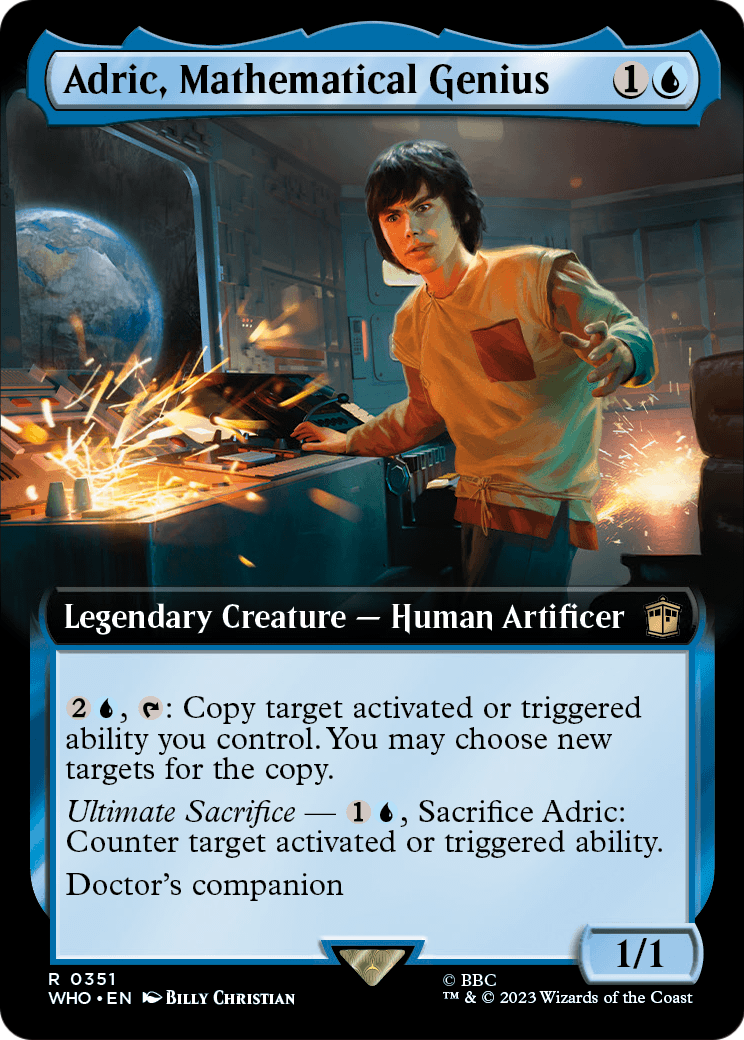 Adric, Mathematical Genius (Extended Art) [Doctor Who] Foil
