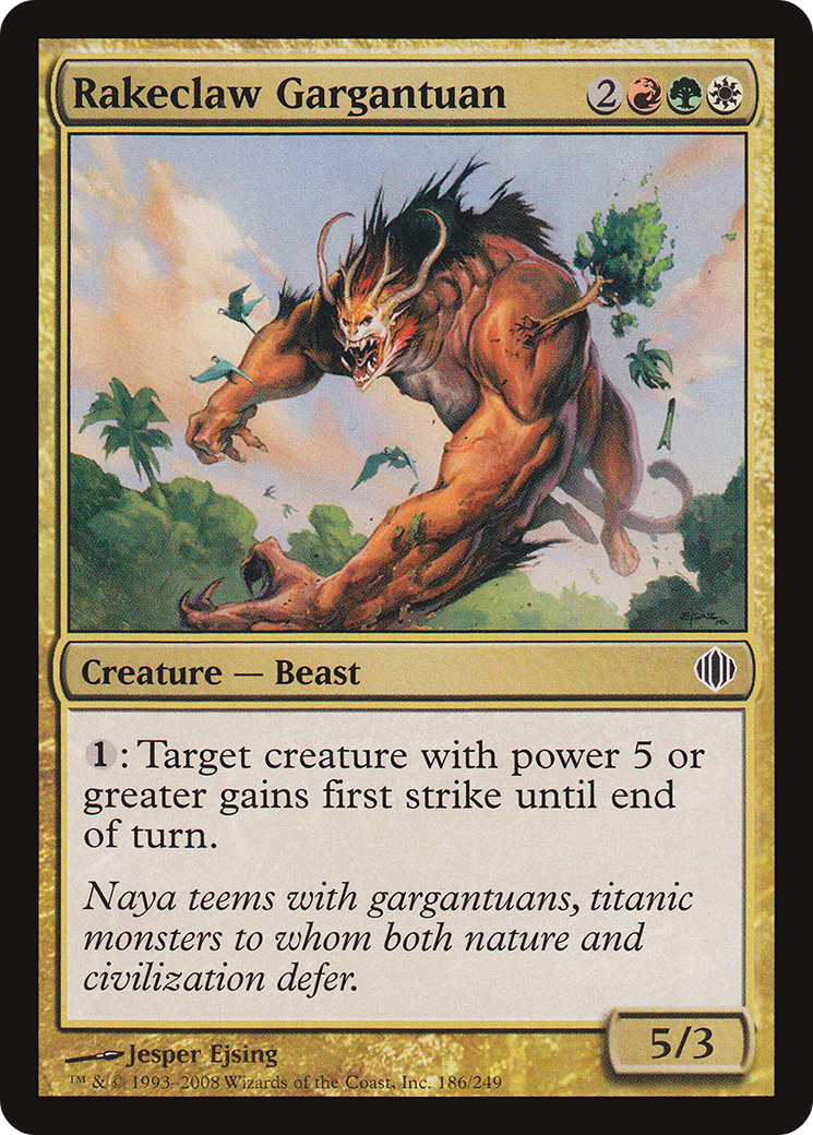 Rakeclaw Gargantuan [Shards of Alara] Foil