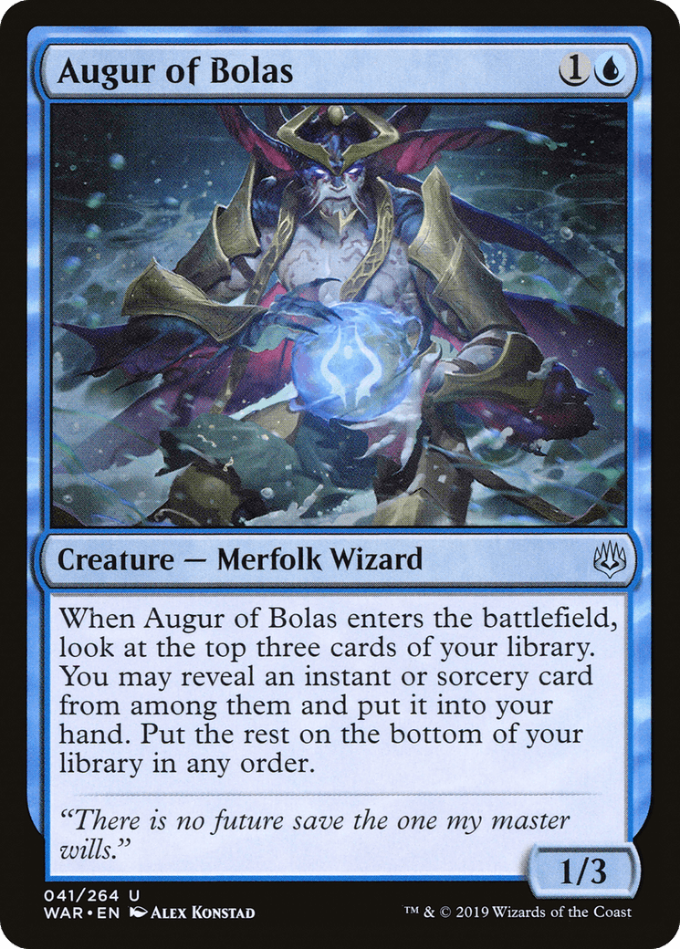 Augur of Bolas [War of the Spark] Foil