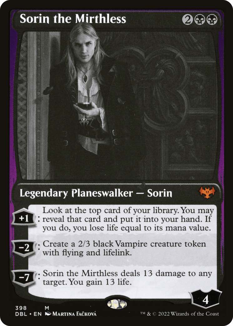 Sorin the Mirthless [Innistrad: Double Feature] Foil