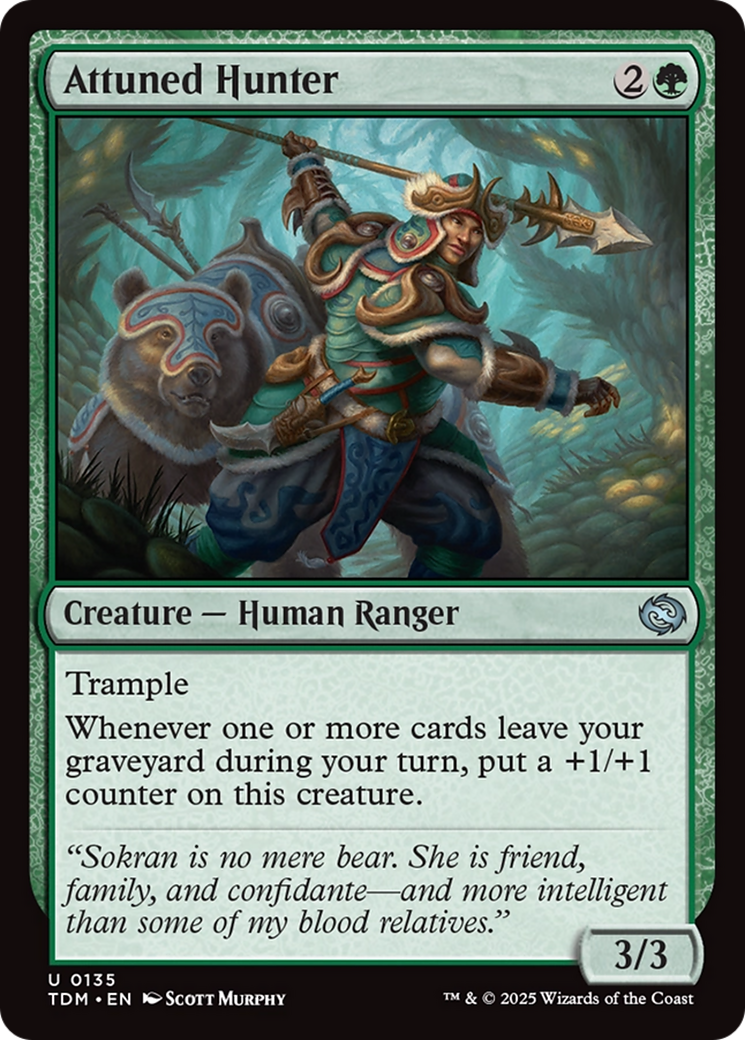Attuned Hunter (135) [Tarkir: Dragonstorm]