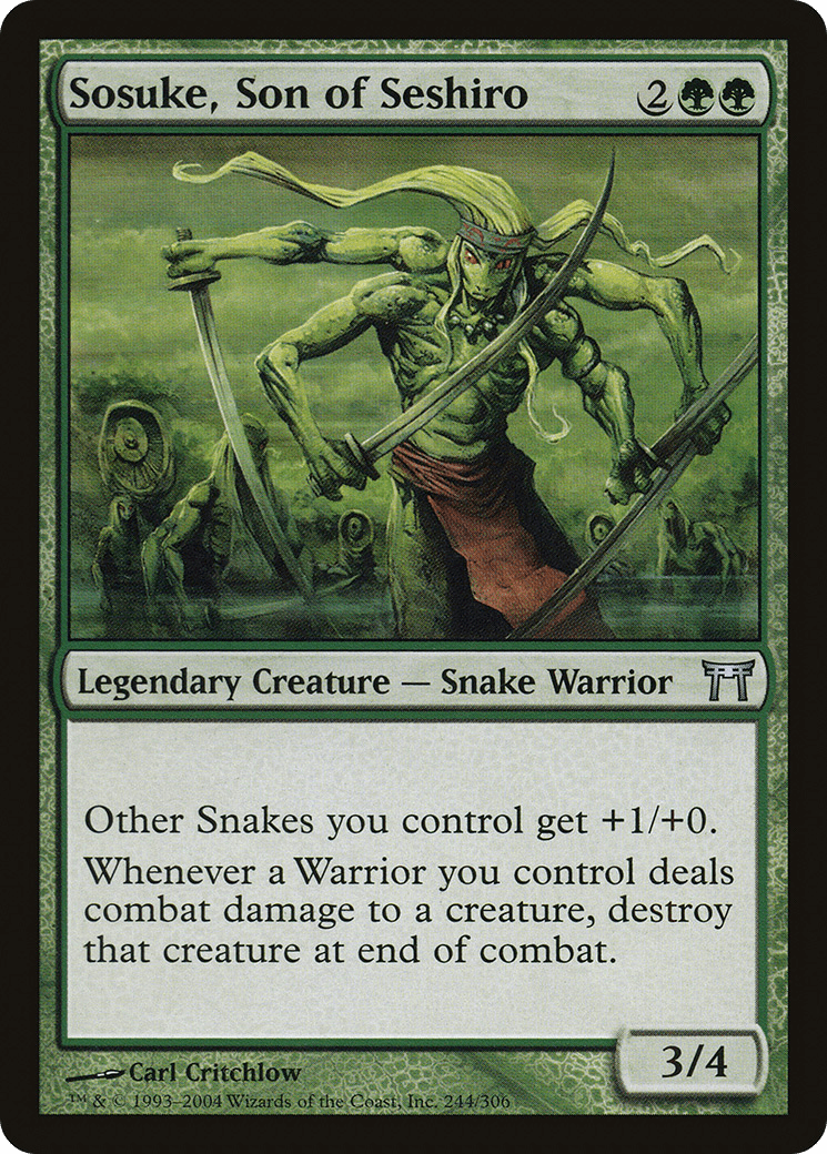 Sosuke, Son of Seshiro [Champions of Kamigawa] Foil