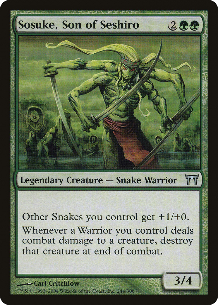 Sosuke, Son of Seshiro [Champions of Kamigawa] Foil
