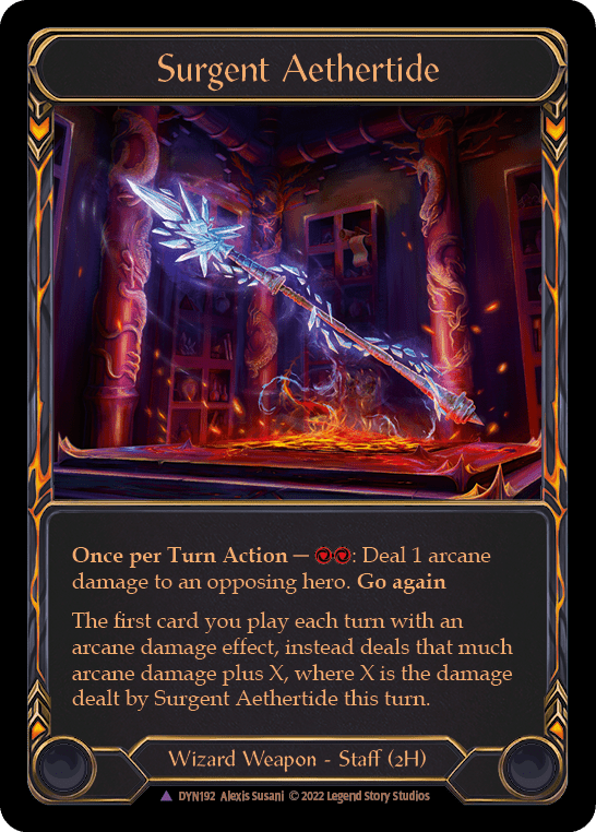 Surgent Aethertide (Marvel) [DYN192] (Dynasty)  Cold Foil