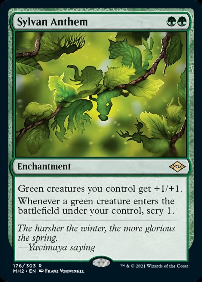 Sylvan Anthem [Modern Horizons 2] Foil