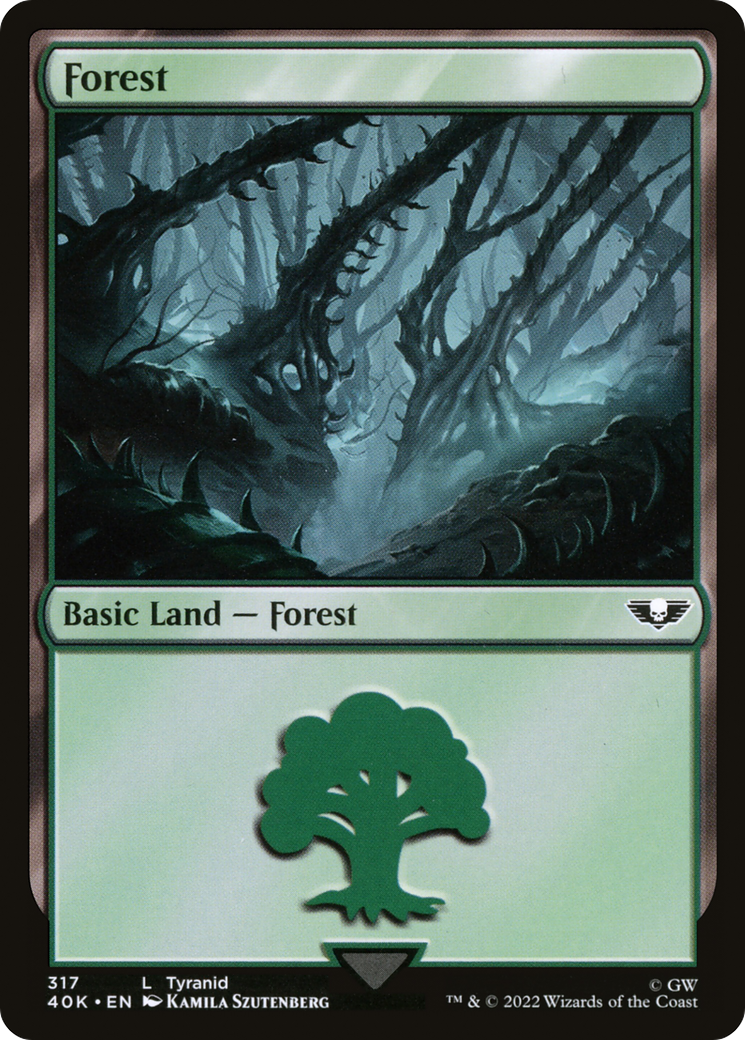 Forest (317) [Warhammer 40,000] Foil