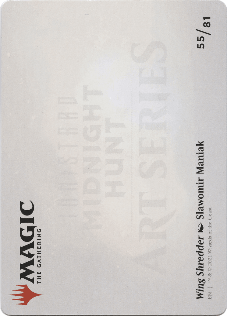 Wing Shredder // Wing Shredder (AMID-055) - Midnight Hunt Art Series (Borderless) Foil
