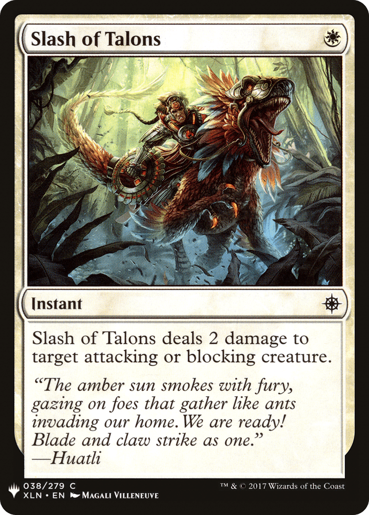 Slash of Talons |  (XLN-38) [The List]