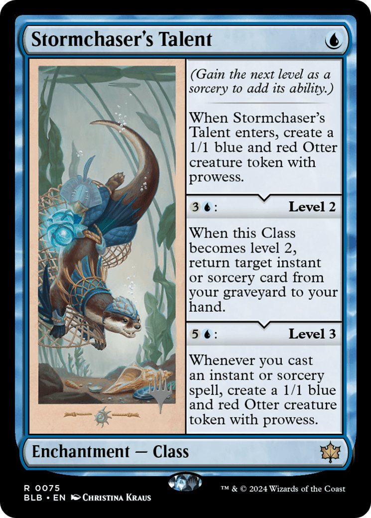 Stormchaser's Talent (Promo Pack) [Bloomburrow Promos] Foil