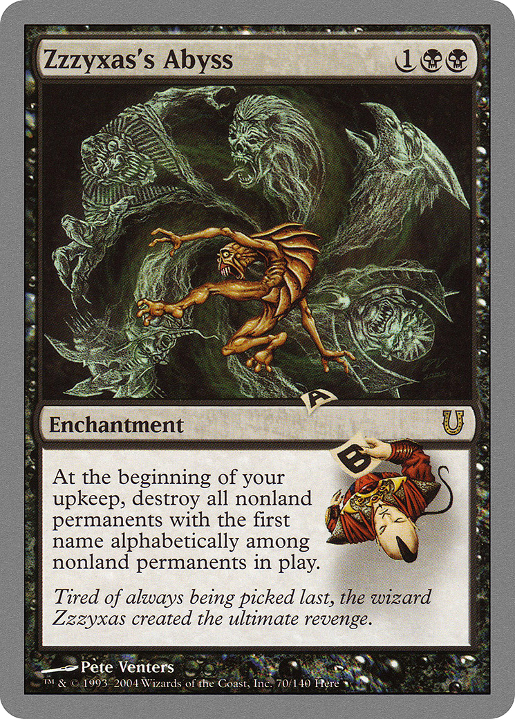 Zzzyxas's Abyss [Unhinged] Foil
