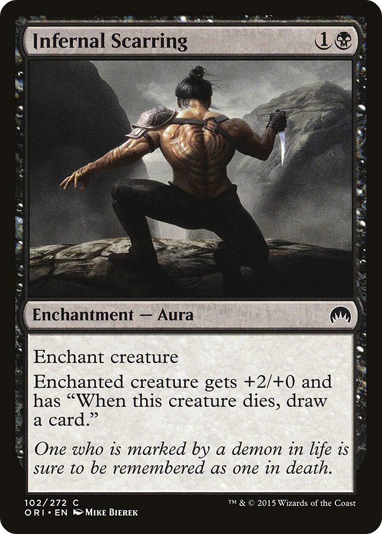 Infernal Scarring [Magic Origins] Foil