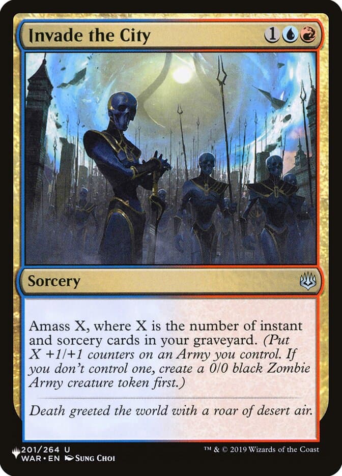 Invade the City |  (WAR-201) [The List]