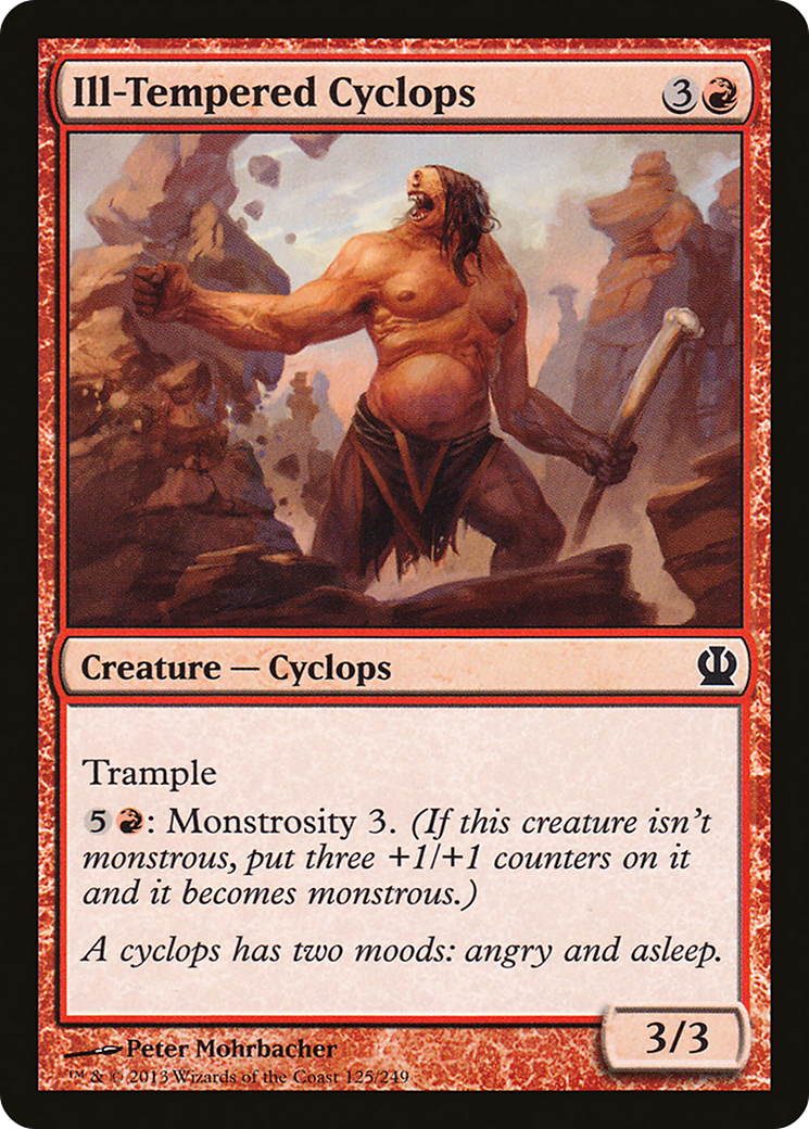 Ill-Tempered Cyclops [Theros] Foil