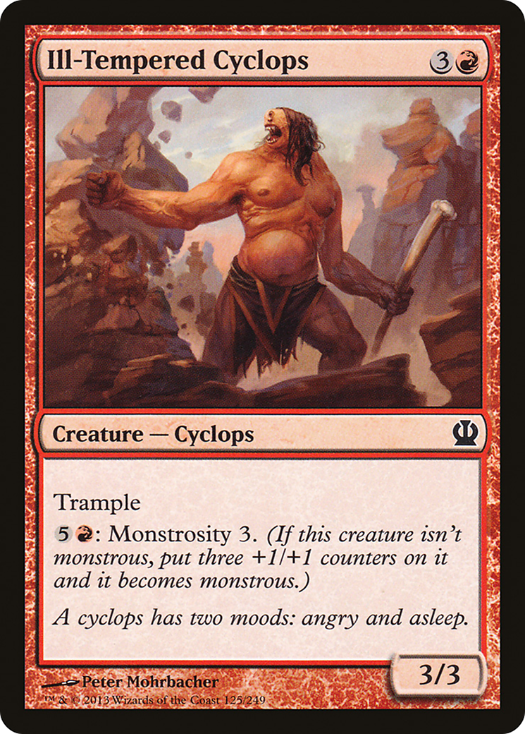 Ill-Tempered Cyclops [Theros] Foil