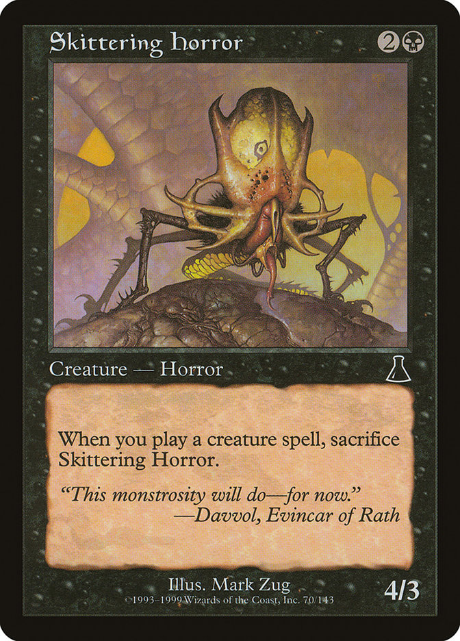 Skittering Horror 70/143 (Urza's Destiny) 