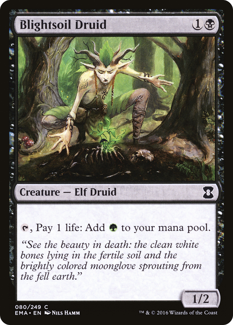 Blightsoil Druid [Eternal Masters] Foil