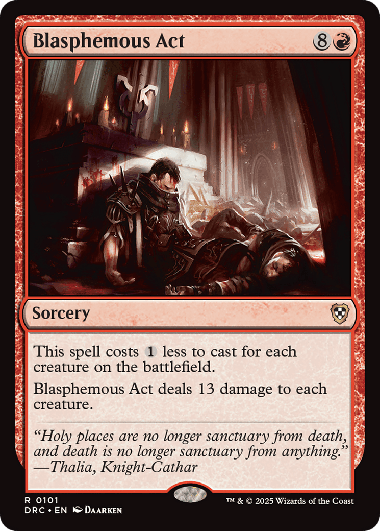 Blasphemous Act (-101) [Commander: Aetherdrift]