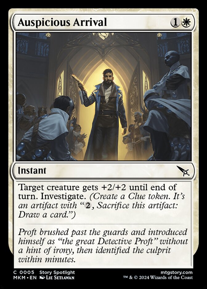 Auspicious Arrival 5 (Murders at Karlov Manor)  - Foil