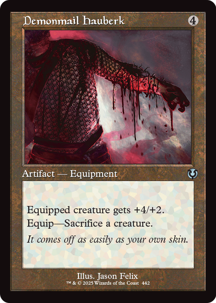 Demonmail Hauberk (Retro Frame) (-442) [Innistrad Remastered]