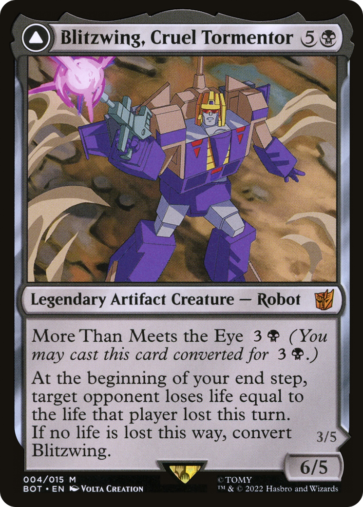 Blitzwing, Cruel Tormentor // Blitzwing, Adaptive Assailant [Transformers] Foil
