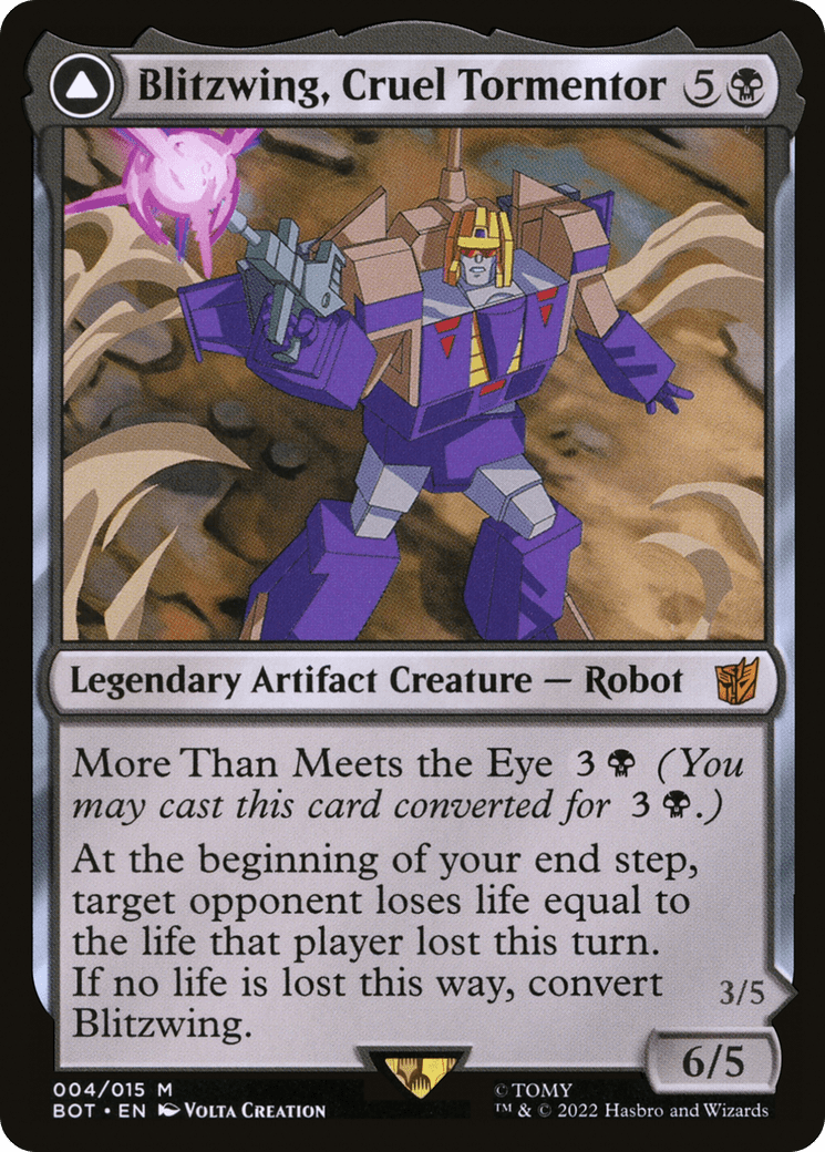 Blitzwing, Cruel Tormentor // Blitzwing, Adaptive Assailant [Transformers] Foil