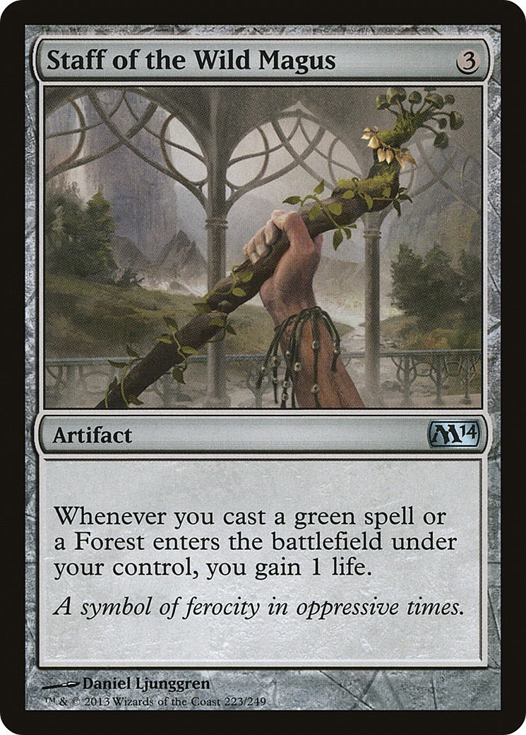 Staff of the Wild Magus [Magic 2014] Foil