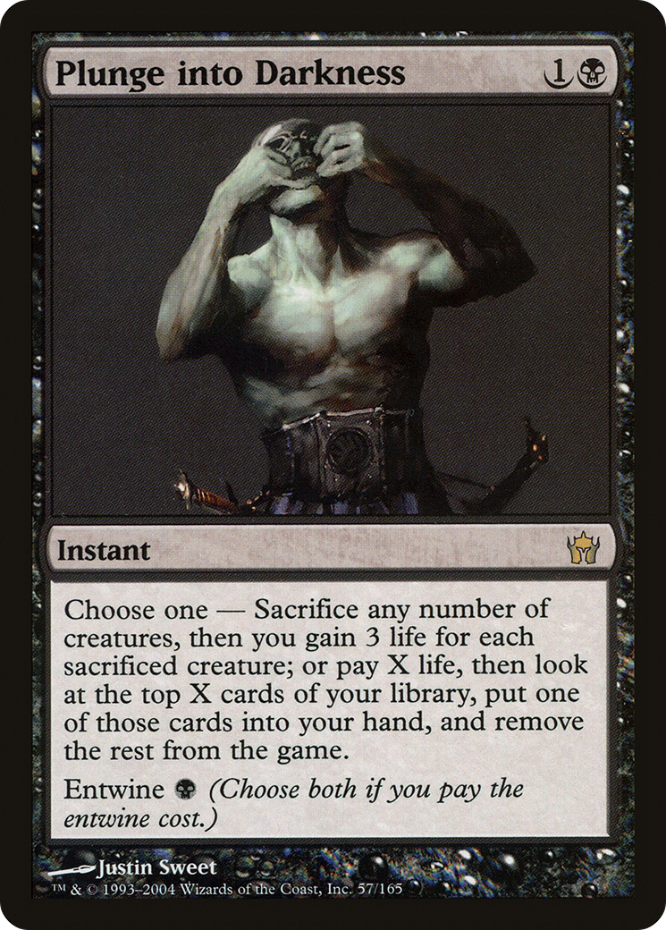 Plunge into Darkness (5DN-057) - Fifth Dawn Foil