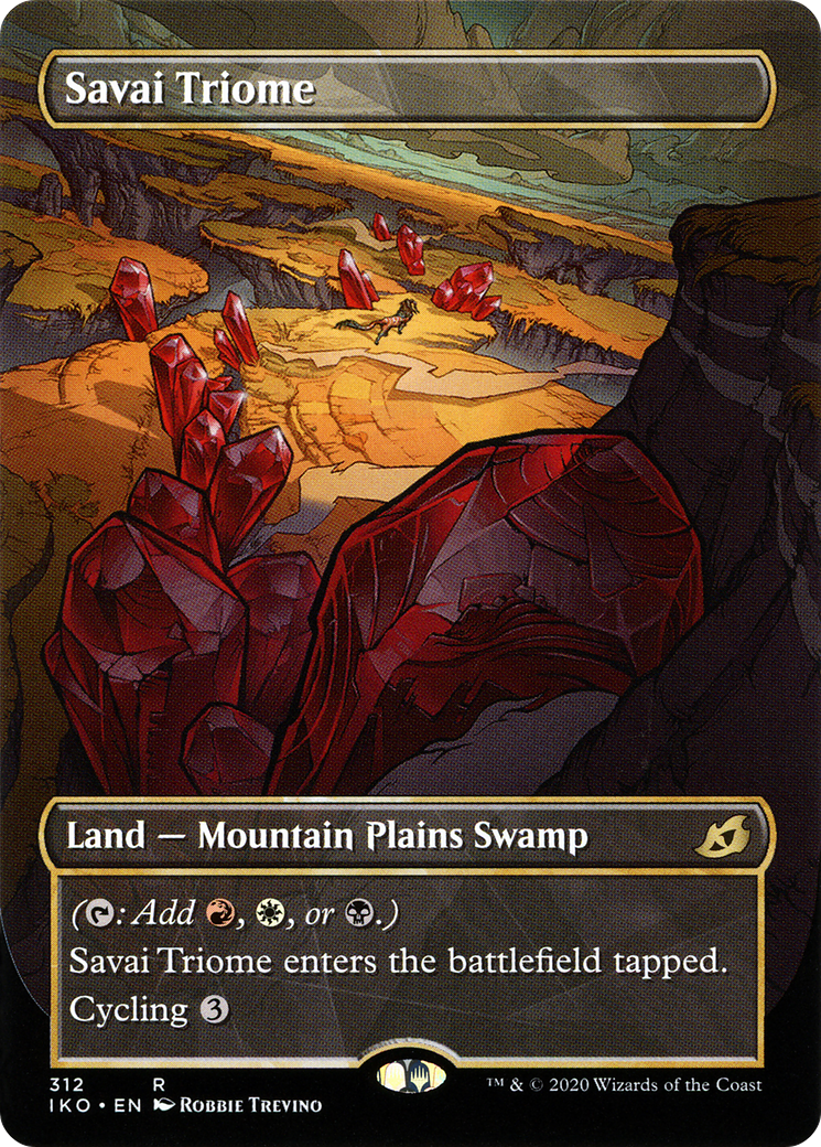 Savai Triome (Showcase) [Ikoria: Lair of Behemoths] Foil