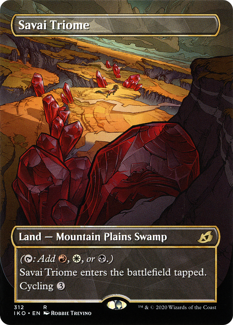 Savai Triome (Showcase) [Ikoria: Lair of Behemoths] Foil