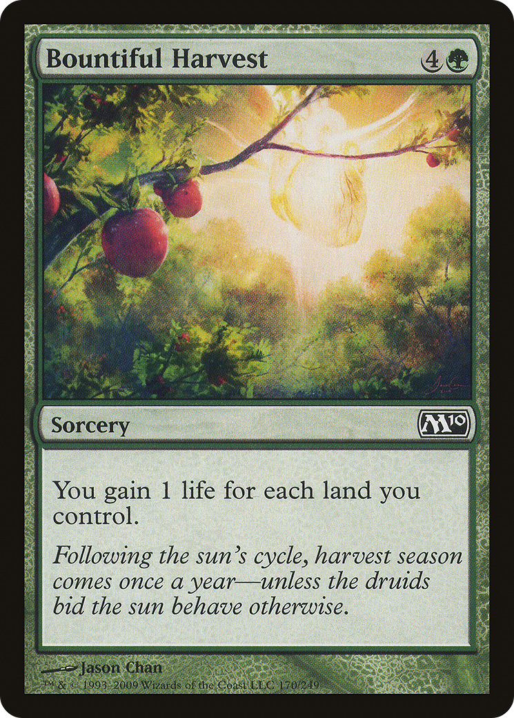 Bountiful Harvest [Magic 2010] Foil