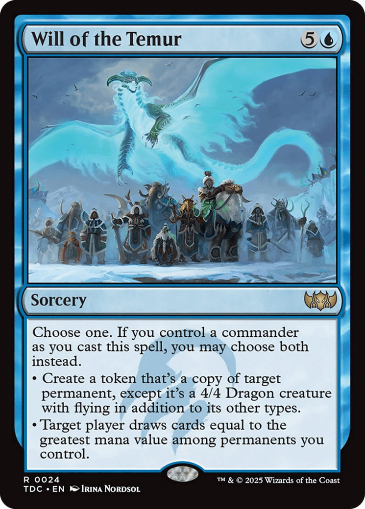 Will of the Temur (024) [Commander: Tarkir: Dragonstorm]