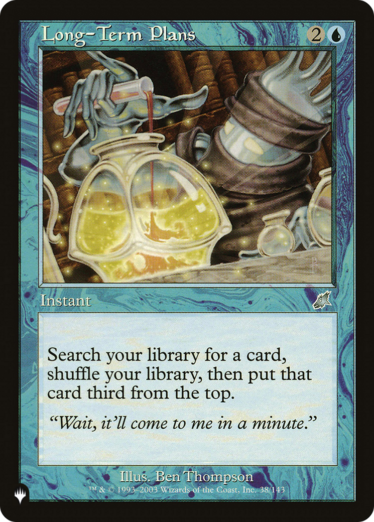 Long-Term Plans |  (SCG-38) [The List]