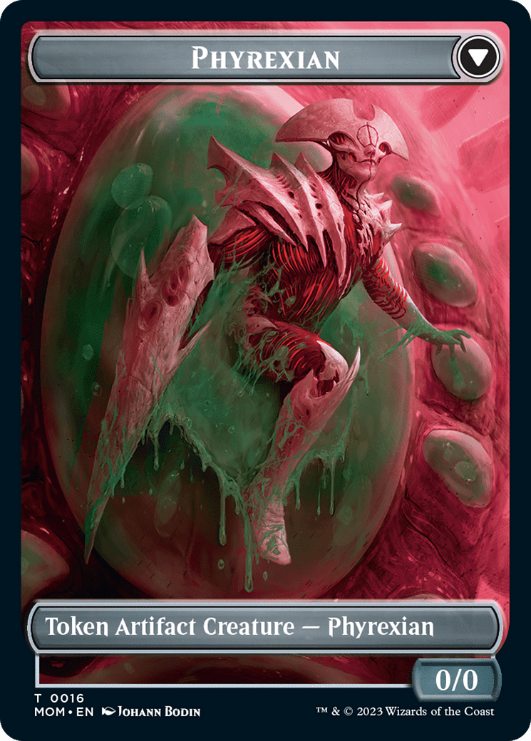Incubator // Phyrexian (16) Double-Sided Token [March of the Machine Tokens] Foil