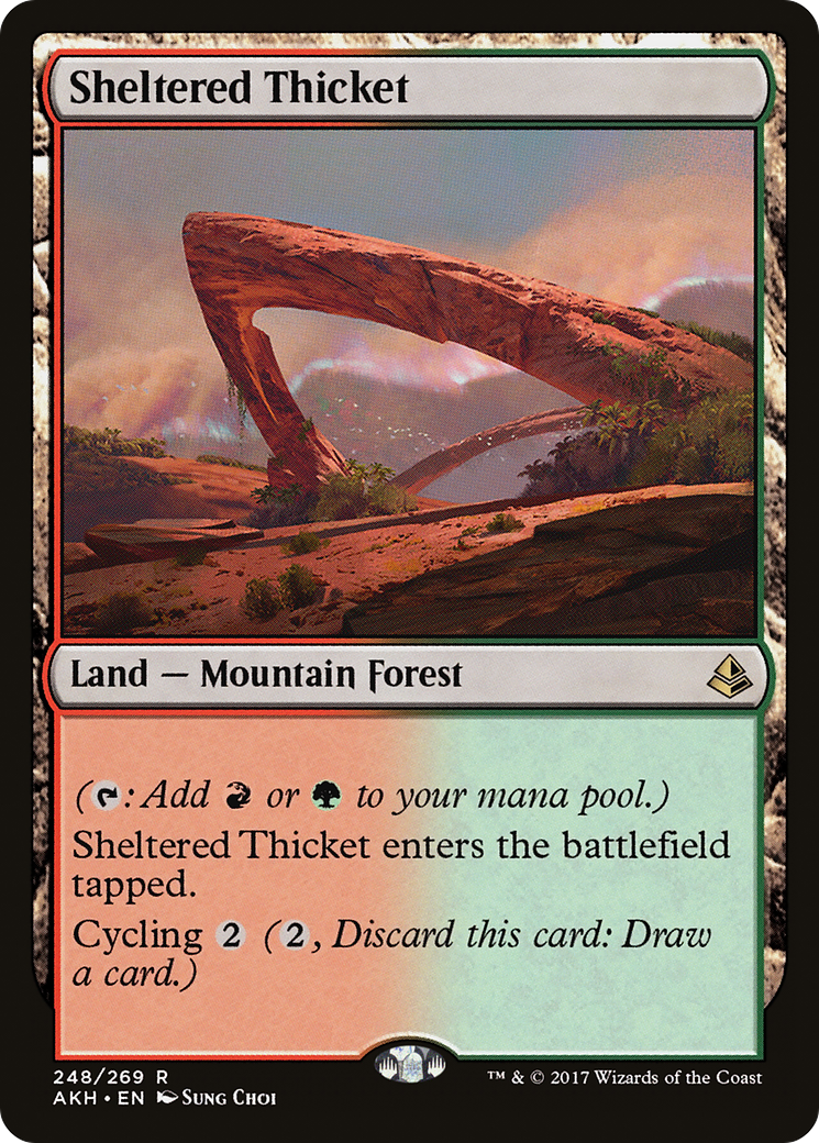 Sheltered Thicket [Amonkhet] Foil