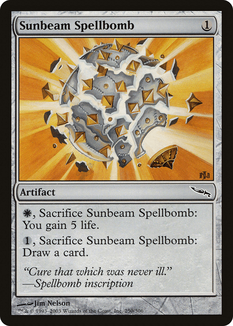 Sunbeam Spellbomb [Mirrodin] Foil