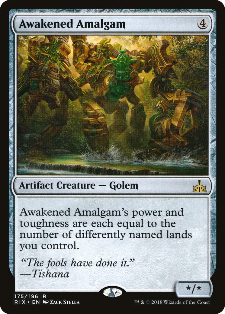 Awakened Amalgam (RIX-175) - Rivals of Ixalan Foil
