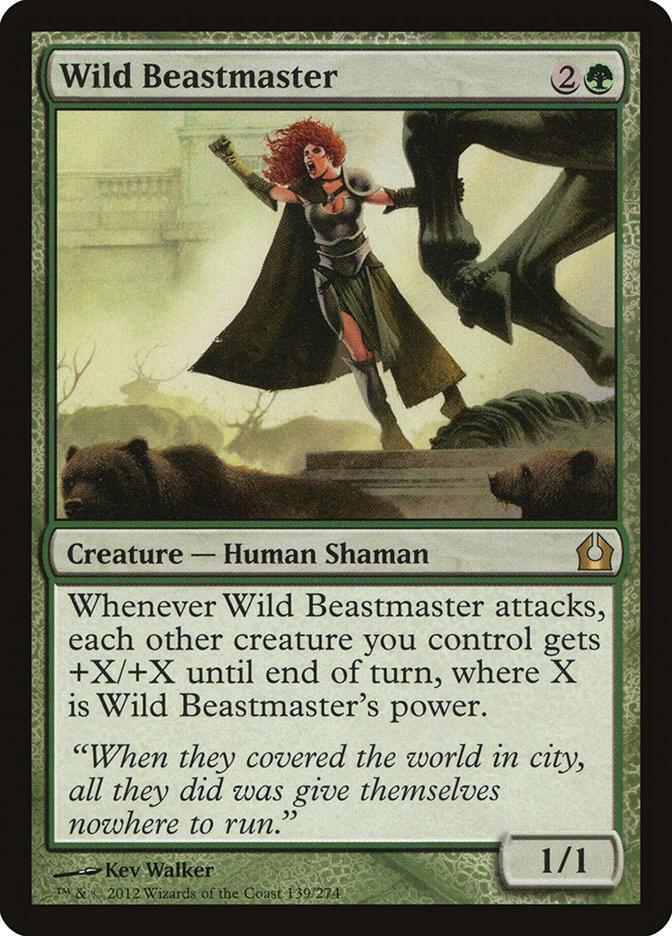 Wild Beastmaster 139/274 (Return to Ravnica)  - Foil